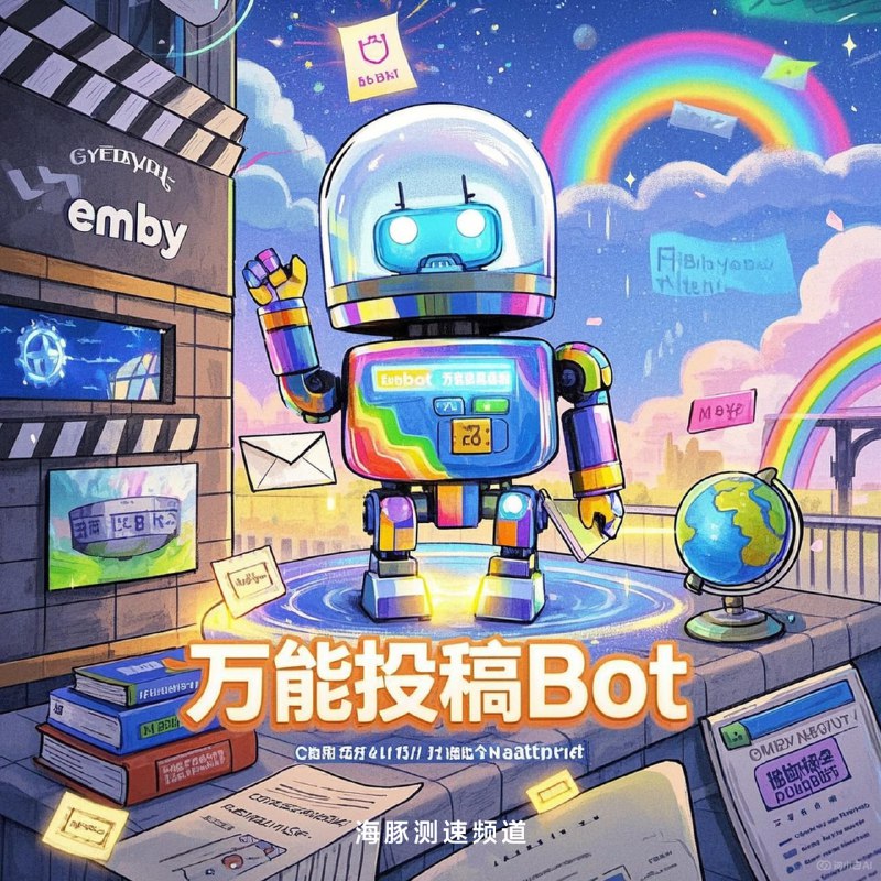 #投稿bot🌊 【海豚测速 · 万能投稿Bot上线！】📮 无论你是「机场主或普通机场用户」「Emby大佬」还是「科普知识航海家」，只需私聊海豚投稿Bot，三秒完成投递！✨ 一杆入洞，畅游四大海域✅ 机场投稿：机场测评/线路实测/实用技巧，助力冲浪不迷路✅ Emby投稿：emby服上新/剧集安利/玩法攻略，点亮观影灯塔✅ 科普投稿：技术干货/网络知识/工具测评，共享智慧浪花✅ 后端咨询：技术疑问/后端贡献/软路由选购，尽力解答疑惑🚀 3步闪电投稿1️⃣ 私聊@HaitunSubmit_bot2️⃣ 通过bot联系我获取投稿模版3️⃣ 甩文件/贴链接/码文字👉 立刻唤醒Bot： @HaitunSubmit_bot